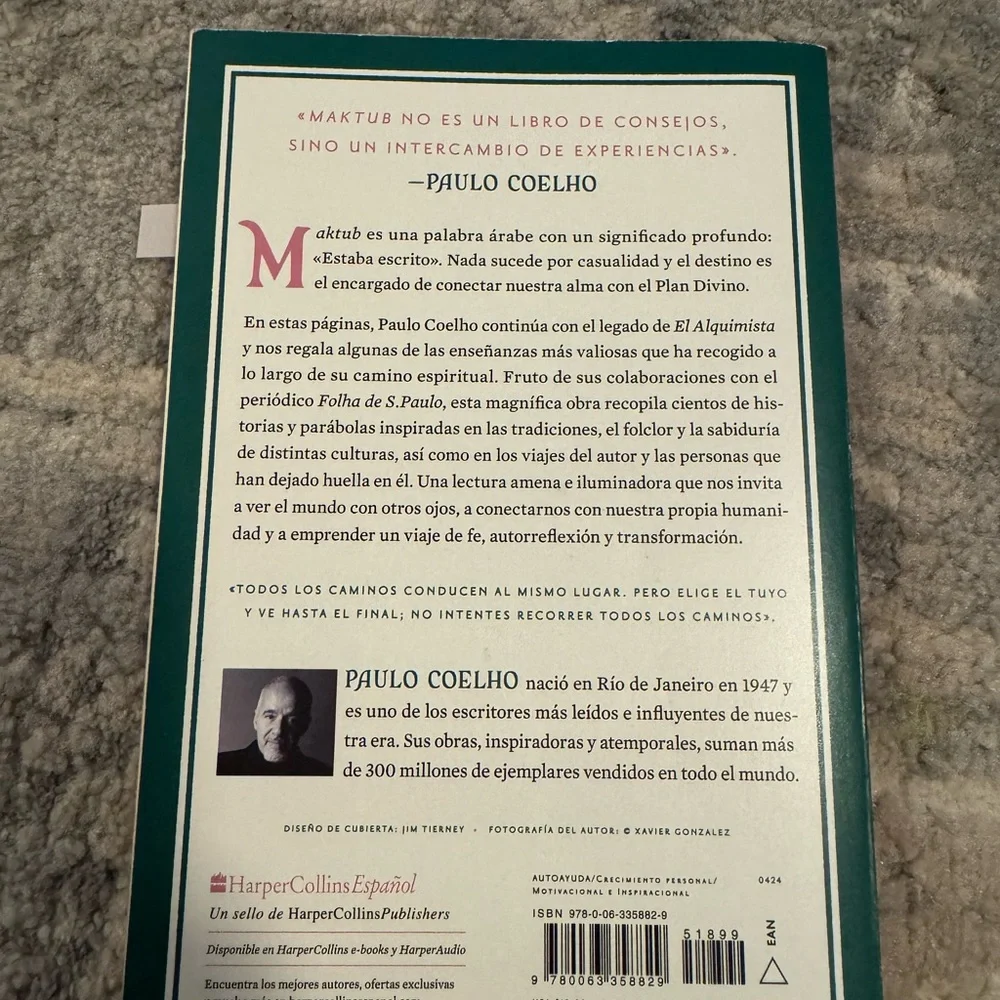 Maktub Hardcover-Style Notebook — Pink & Green Decorative Cover